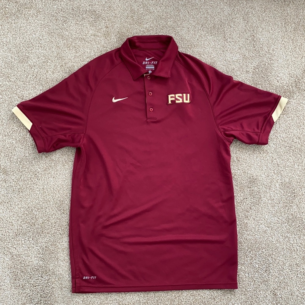 Nike Dri-Fit Florida State University golf polo, size Men’s Small